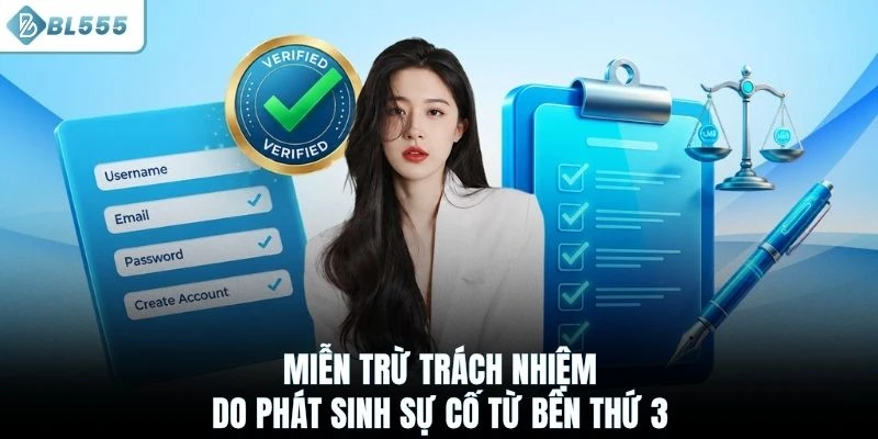 Miễn trừ trách nhiệm do phát sinh sự cố từ bên thứ 3 